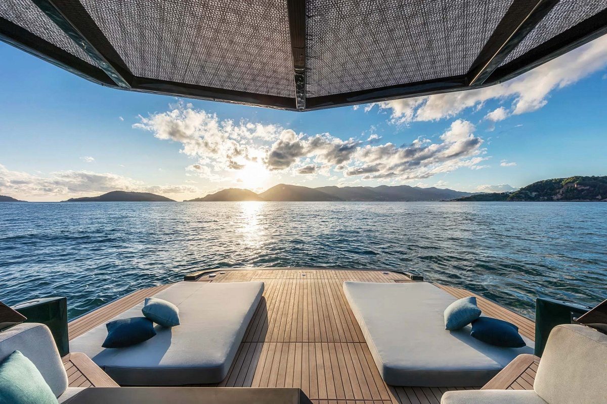 Аренда luxury tender Wally 43 Azure на Миконосе